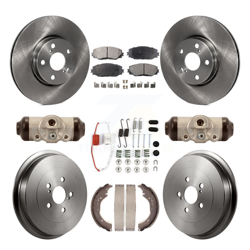 Transit Auto K8F-102214 Disc Brake Kit for 2009-2013 Toyota Corolla - Front and Rear product image