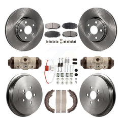 Transit Auto K8F-102214 Disc Brake Kit for 2009-2013 Toyota Corolla - Front and Rear product image