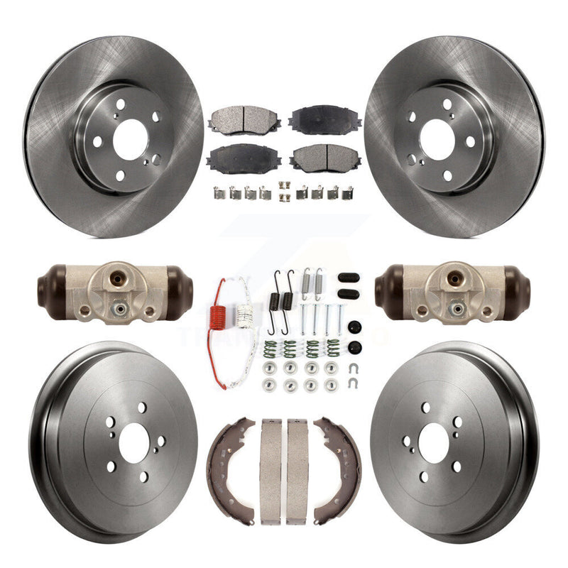 Transit Auto K8F-102214 Disc Brake Kit for 2009-2013 Toyota Corolla - Front and Rear product image