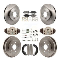 Transit Auto K8F-102215 Disc Brake Kit for 2012-2015 Honda Civic - Front and Rear product image