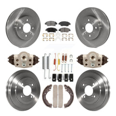 Transit Auto K8F-102217 Disc Brake Kit for 2015-2019 Honda Fit - Front and Rear product image