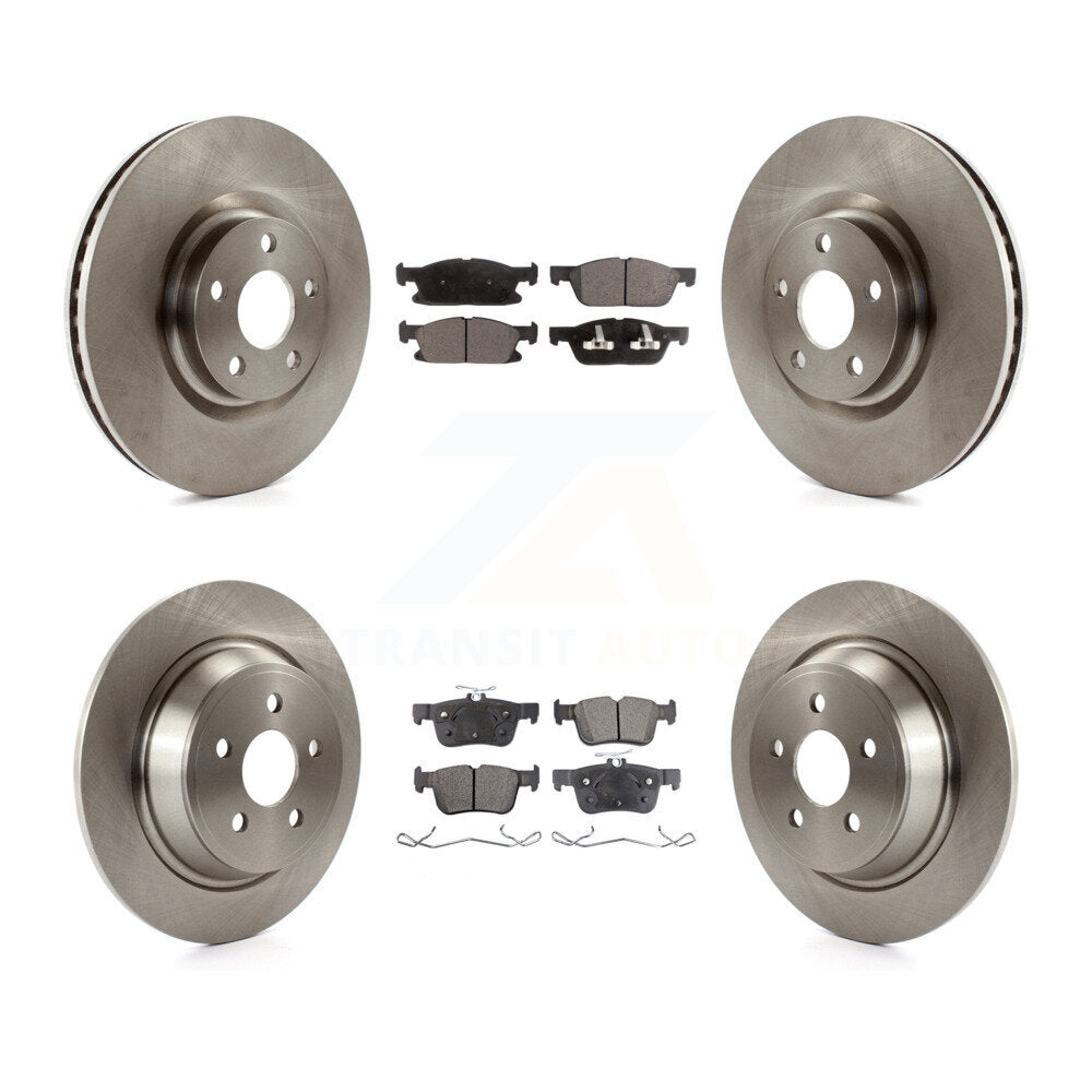 Transit Auto K8F-102232 Disc Brake Kit for 2015-2019 Ford Edge - Front and Rear product image