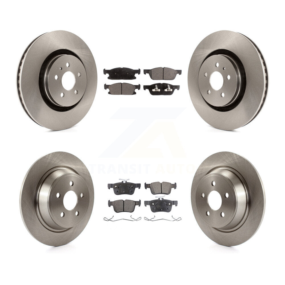Transit Auto K8F-102234 Disc Brake Kit for 2015-2023 Ford Edge, Lincoln Nautilus, Lincoln MKX - Front and Rear product image