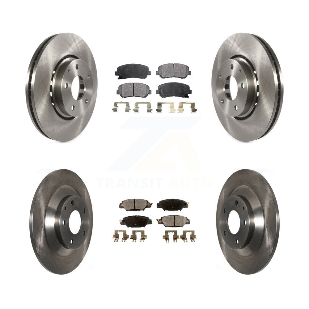 Transit Auto K8F-102243 Disc Brake Kit for 2016-2024 Mazda CX-5 - Front and Rear product image