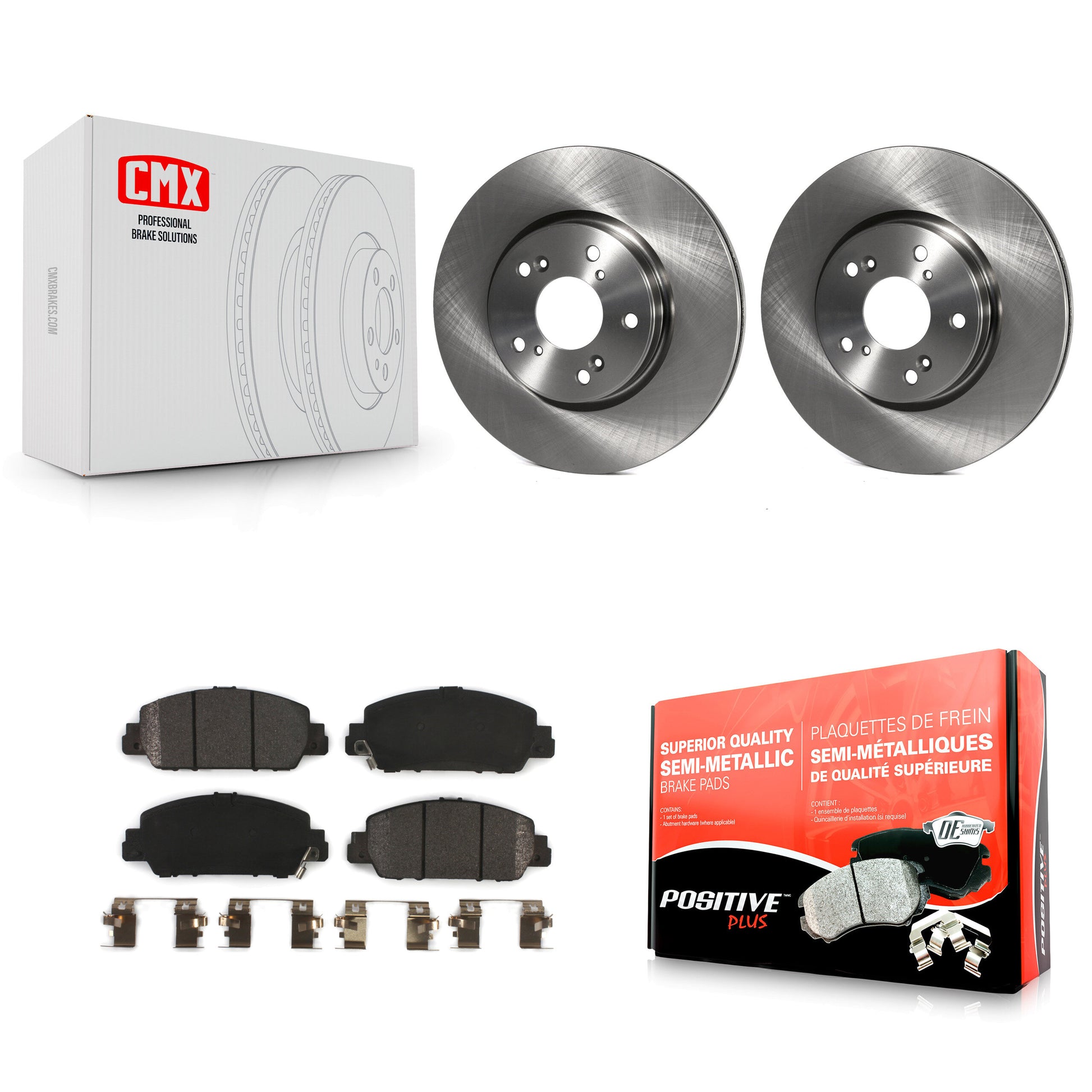 Transit Auto K8F-102249 Disc Brake Kit for 2013-2022 Honda HR-V, Honda Accord - Front product image