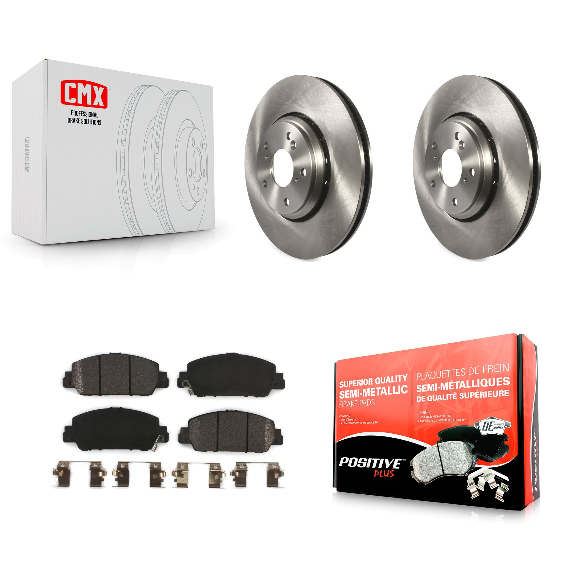 Transit Auto K8F-102250 Disc Brake Kit for 2017 Honda Accord - Front product image