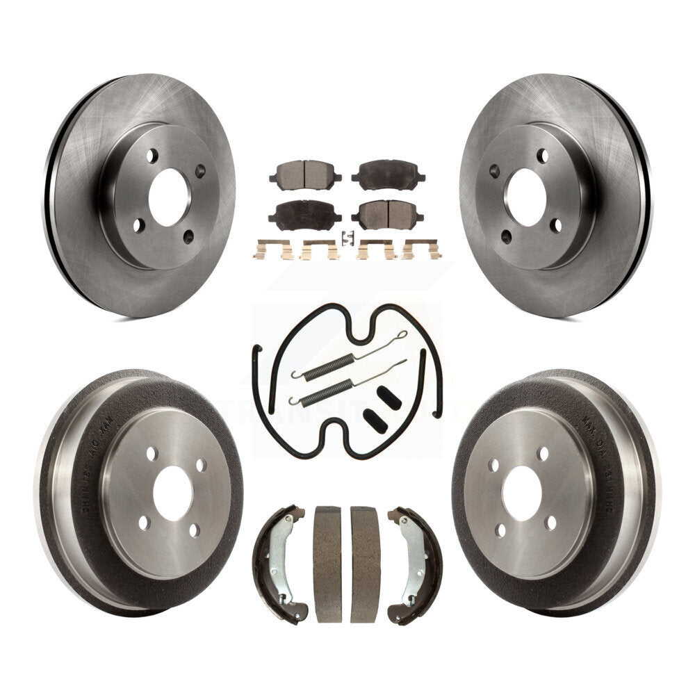Transit Auto K8F-102266 Disc Brake Kit for 2003-2008 Pontiac G5, Chevrolet Cobalt, Pontiac Pursuit & more - Front and Rear product image