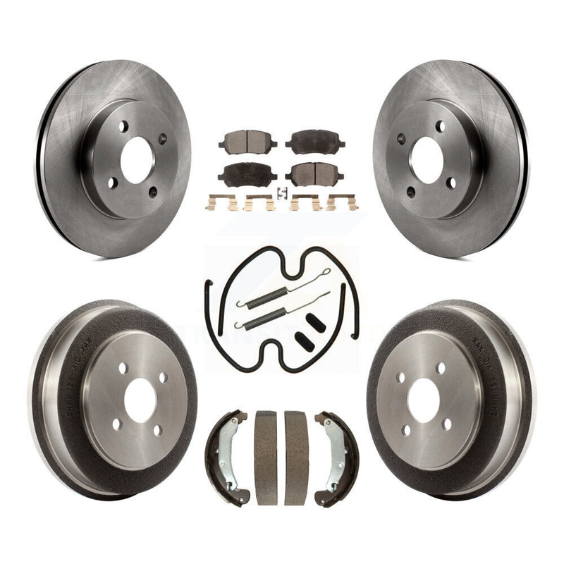 Transit Auto K8F-102266 Disc Brake Kit for 2003-2008 Pontiac G5, Chevrolet Cobalt, Pontiac Pursuit & more - Front and Rear product image