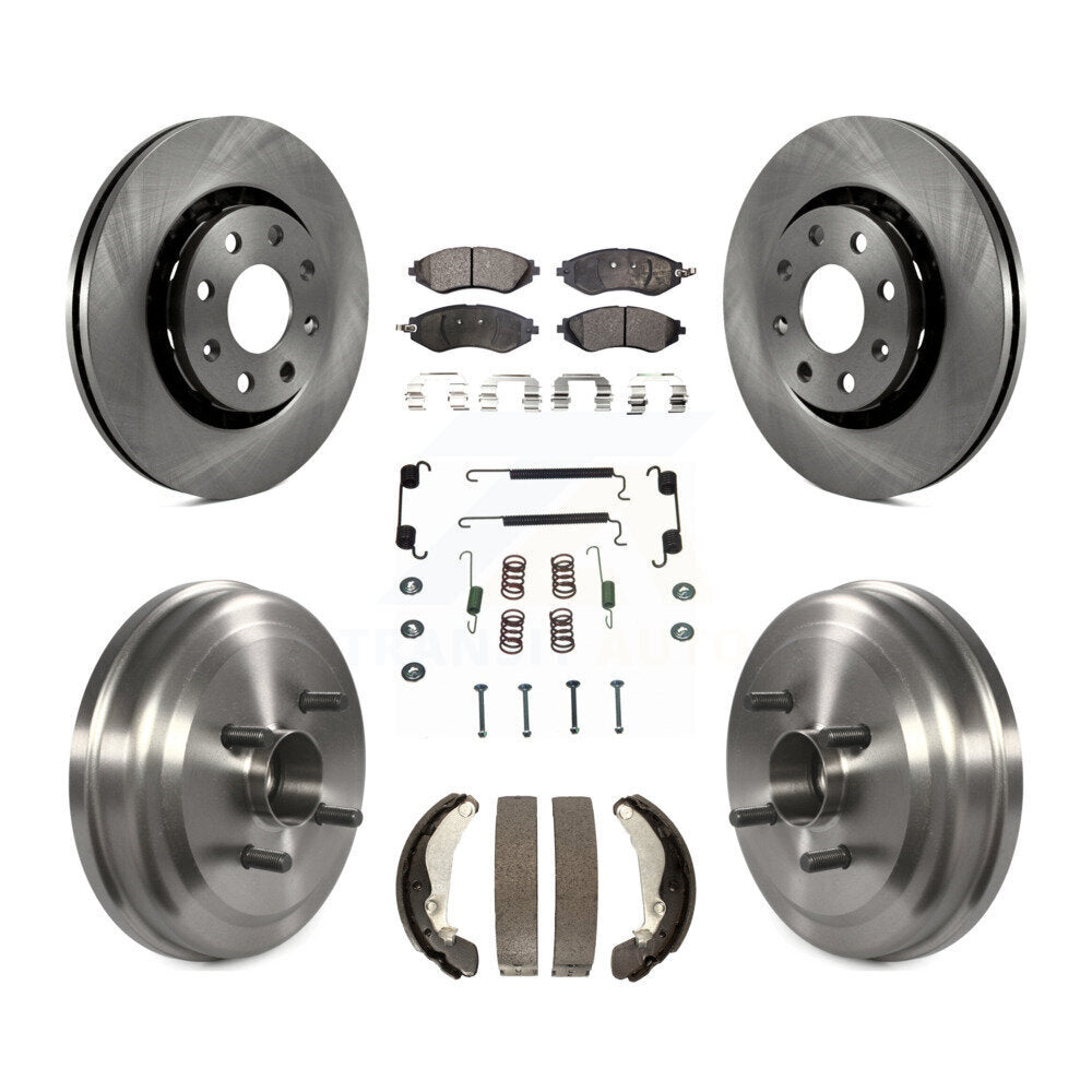 Transit Auto K8F-102270 Disc Brake Kit for 2004-2011 Pontiac G3, Chevrolet Aveo5, Pontiac Wave & more - Front and Rear product image