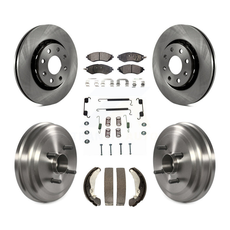 Transit Auto K8F-102270 Disc Brake Kit for 2004-2011 Pontiac G3, Chevrolet Aveo5, Pontiac Wave & more - Front and Rear product image