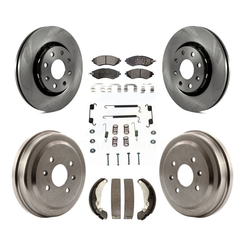 Transit Auto K8F-102271 Disc Brake Kit for 2004-2015 Chevrolet Spark, Pontiac G3, Pontiac G3 Wave & more - Front and Rear product image