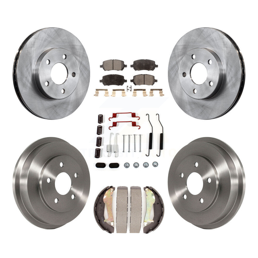 Transit Auto K8F-102278 Disc Brake Kit for 2009-2010 Chevrolet Cobalt, Pontiac G5 - Front and Rear product image