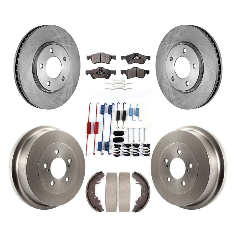 Transit Auto K8F-102307 Disc Brake Kit for 2001-2007 Chrysler Town & Country, Dodge Caravan, Dodge Grand Caravan - Front and Rear product image