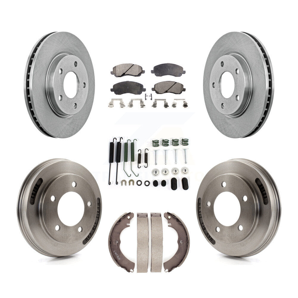 Transit Auto K8F-102309 Disc Brake Kit for 2008-2014 Mitsubishi Lancer - Front and Rear product image
