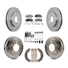 Transit Auto K8F-102309 Disc Brake Kit for 2008-2014 Mitsubishi Lancer - Front and Rear product image
