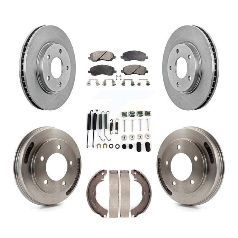 Transit Auto K8F-102309 Disc Brake Kit for 2008-2014 Mitsubishi Lancer - Front and Rear product image