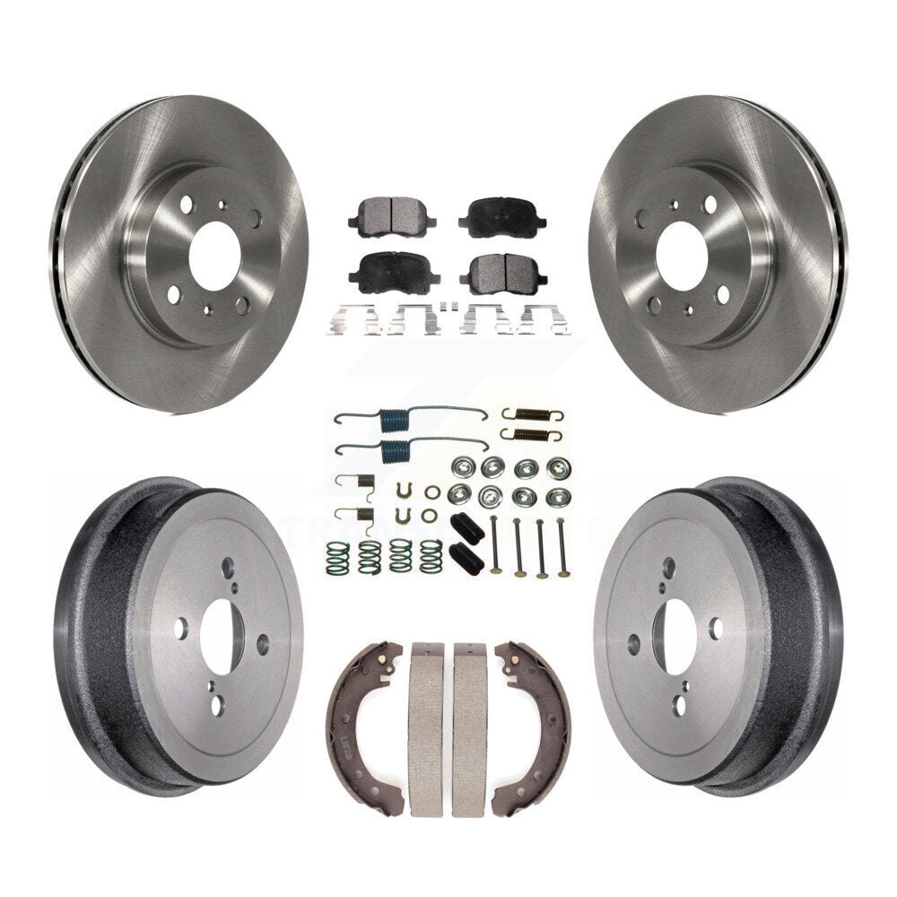 Transit Auto K8F-102315 Disc Brake Kit for 2002 Toyota Corolla - Front and Rear product image