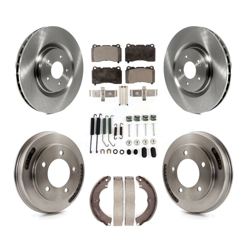 Transit Auto K8F-102334 Disc Brake Kit for 2008 Mitsubishi Lancer - Front and Rear product image
