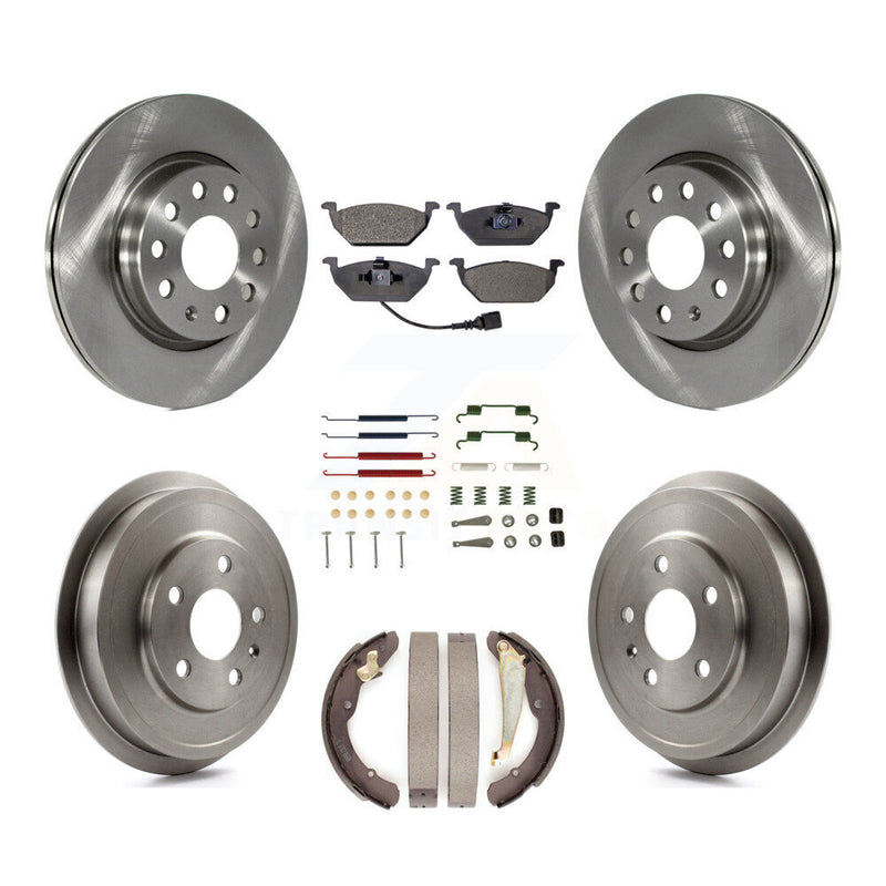 Transit Auto K8F-102338 Disc Brake Kit for 2011-2012 Volkswagen Jetta - Front and Rear product image