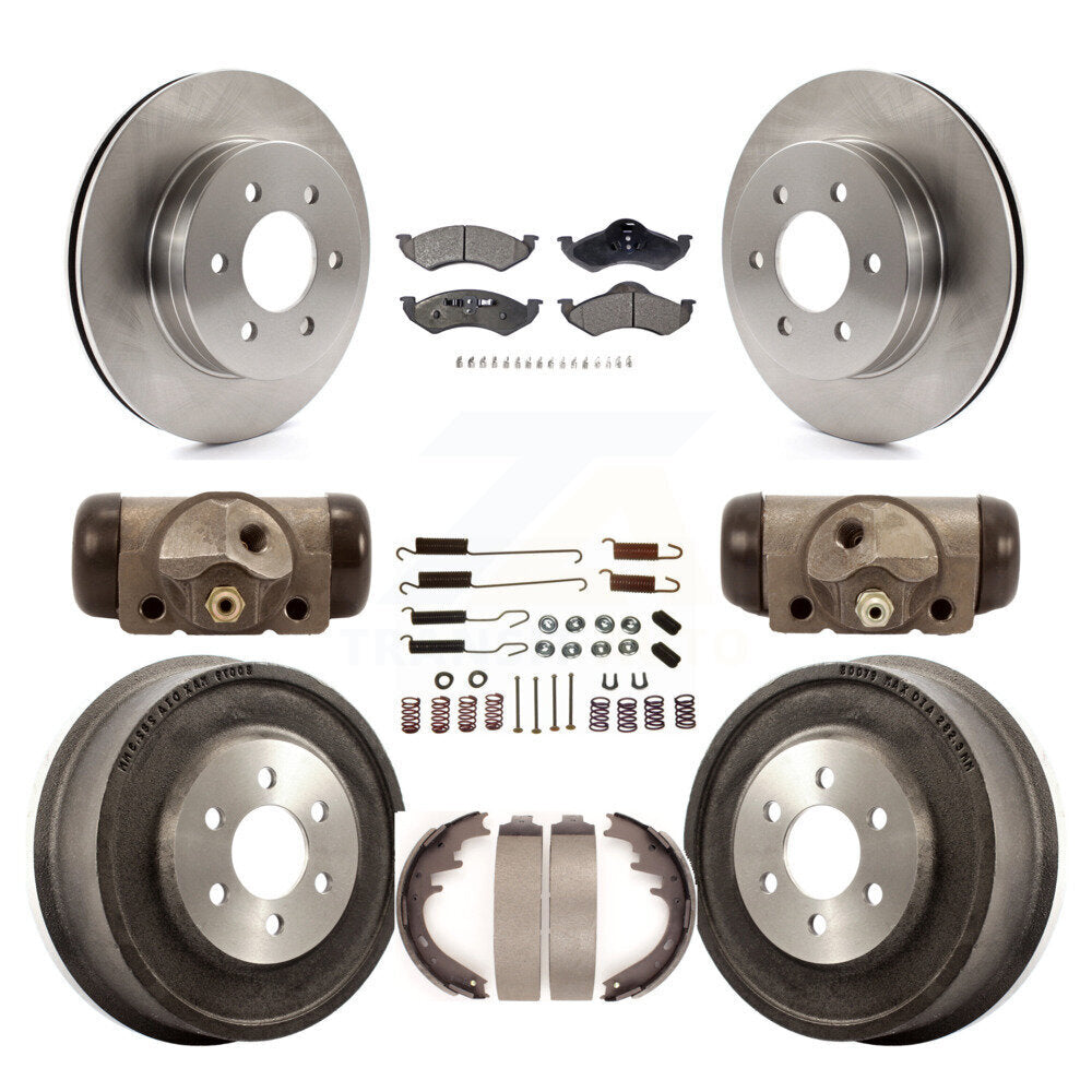 Transit Auto K8F-102347 Disc Brake Kit for 2000-2002 Dodge Dakota, Dodge Durango - Front and Rear product image