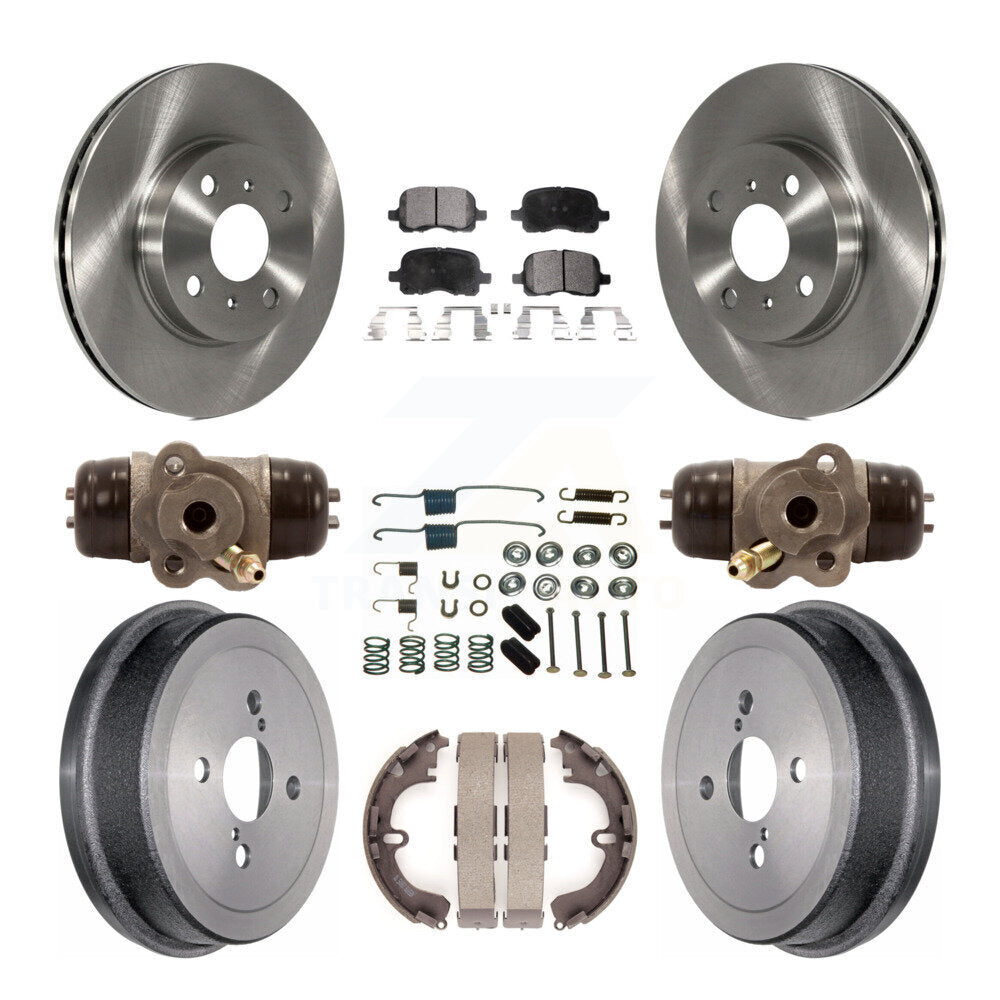 Transit Auto K8F-102374 Disc Brake Kit for 1998-2002 Chevrolet Prizm, Toyota Corolla - Front and Rear product image