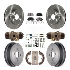 Transit Auto K8F-102374 Disc Brake Kit for 1998-2002 Chevrolet Prizm, Toyota Corolla - Front and Rear product image