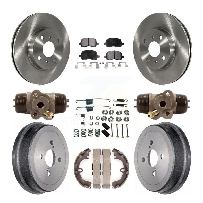 Transit Auto K8F-102374 Disc Brake Kit for 1998-2002 Chevrolet Prizm, Toyota Corolla - Front and Rear product image