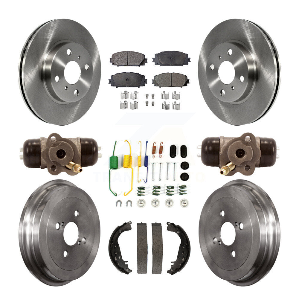 Transit Auto K8F-102385 Disc Brake Kit for 2006-2014 Toyota Yaris - Front and Rear product image