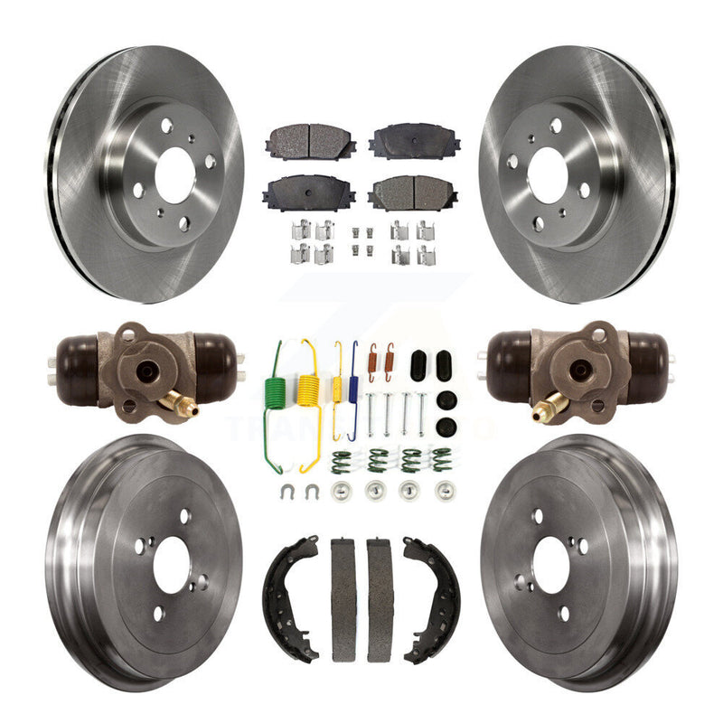 Transit Auto K8F-102385 Disc Brake Kit for 2006-2014 Toyota Yaris - Front and Rear product image
