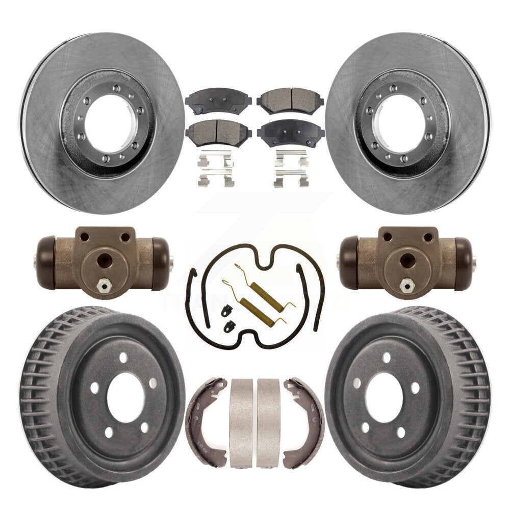 Transit Auto K8F-102396 Disc Brake Kit for 1997-2005 Chevrolet Venture, Pontiac Montana, Oldsmobile Silhouette & more - Front and Rear product image