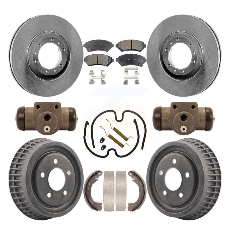 Transit Auto K8F-102396 Disc Brake Kit for 1997-2005 Chevrolet Venture, Pontiac Montana, Oldsmobile Silhouette & more - Front and Rear product image