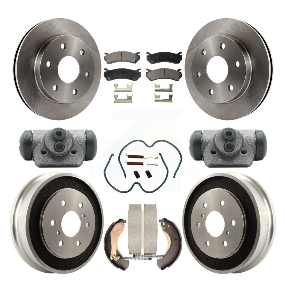 Transit Auto K8F-102399 Disc Brake Kit for 2005-2007 Chevrolet Silverado 1500, Chevrolet Silverado 1500 Classic, GMC Sierra 1500 - Front and Rear product image