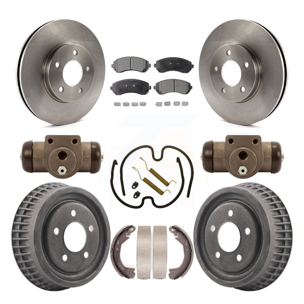 Transit Auto K8F-102401 Disc Brake Kit for 2002-2004 Chevrolet Venture, Oldsmobile Silhouette, Pontiac Montana - Front and Rear product image