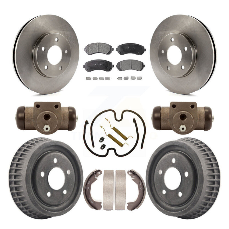 Transit Auto K8F-102401 Disc Brake Kit for 2002-2004 Chevrolet Venture, Oldsmobile Silhouette, Pontiac Montana - Front and Rear product image