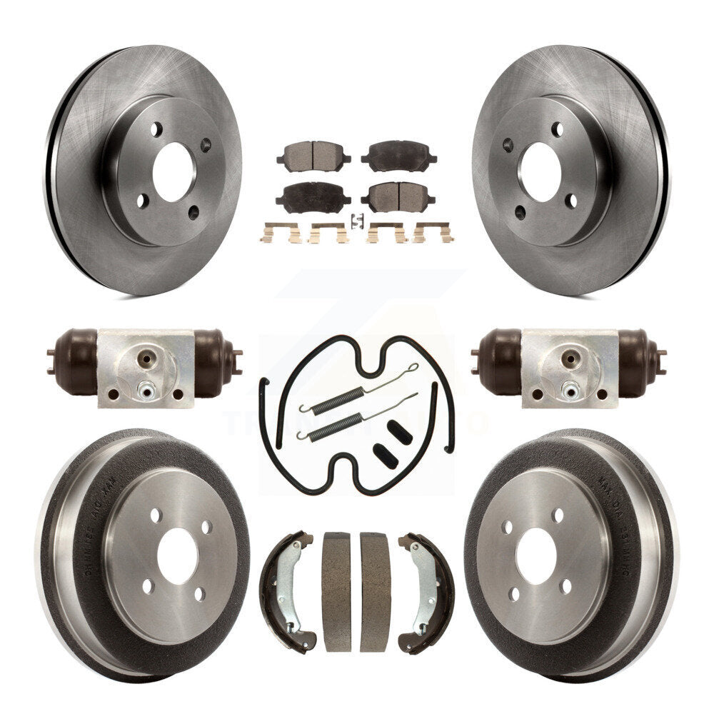 Transit Auto K8F-102403 Disc Brake Kit for 2003-2008 Pontiac G5, Chevrolet Cobalt, Pontiac Pursuit & more - Front and Rear product image