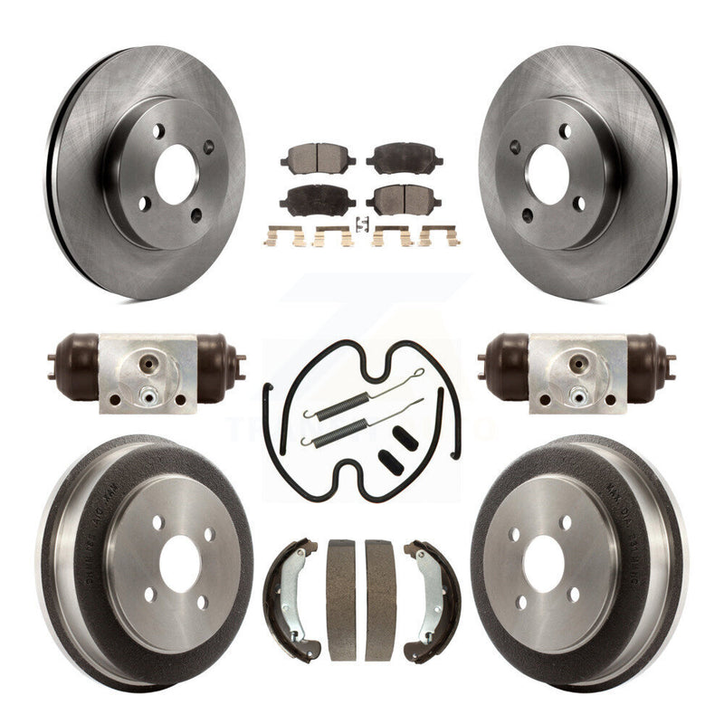 Transit Auto K8F-102403 Disc Brake Kit for 2003-2008 Pontiac G5, Chevrolet Cobalt, Pontiac Pursuit & more - Front and Rear product image