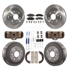 Transit Auto K8F-102412 Disc Brake Kit for 2010-2013 Chevrolet Silverado 1500, GMC Sierra 1500 - Front and Rear product image