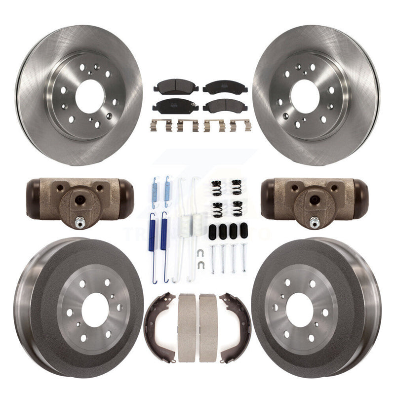 Transit Auto K8F-102412 Disc Brake Kit for 2010-2013 Chevrolet Silverado 1500, GMC Sierra 1500 - Front and Rear product image