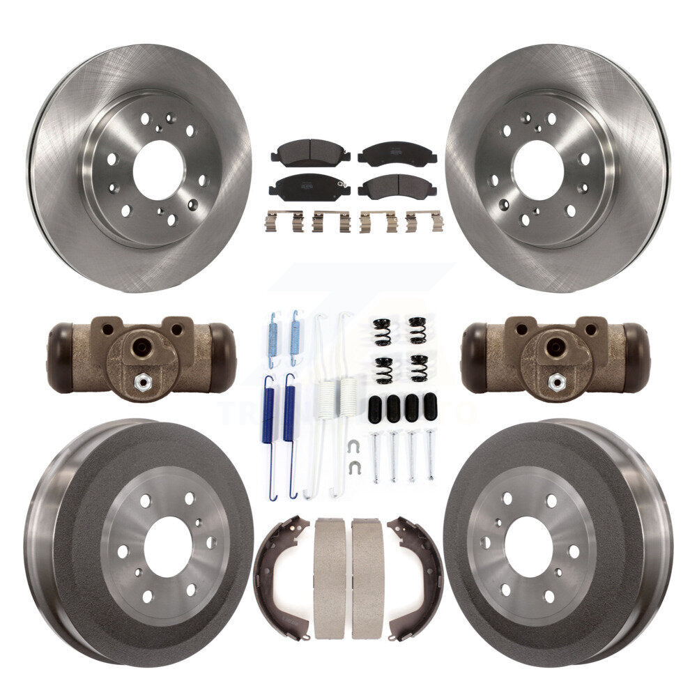Transit Auto K8F-102413 Disc Brake Kit for 2010-2013 Chevrolet Silverado 1500, GMC Sierra 1500 - Front and Rear product image