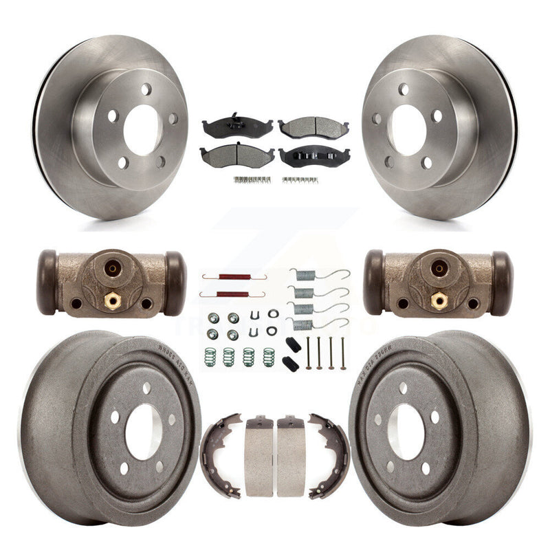 Transit Auto K8F-102439 Disc Brake Kit for 2001-2006 Jeep Wrangler, Jeep TJ - Front and Rear product image
