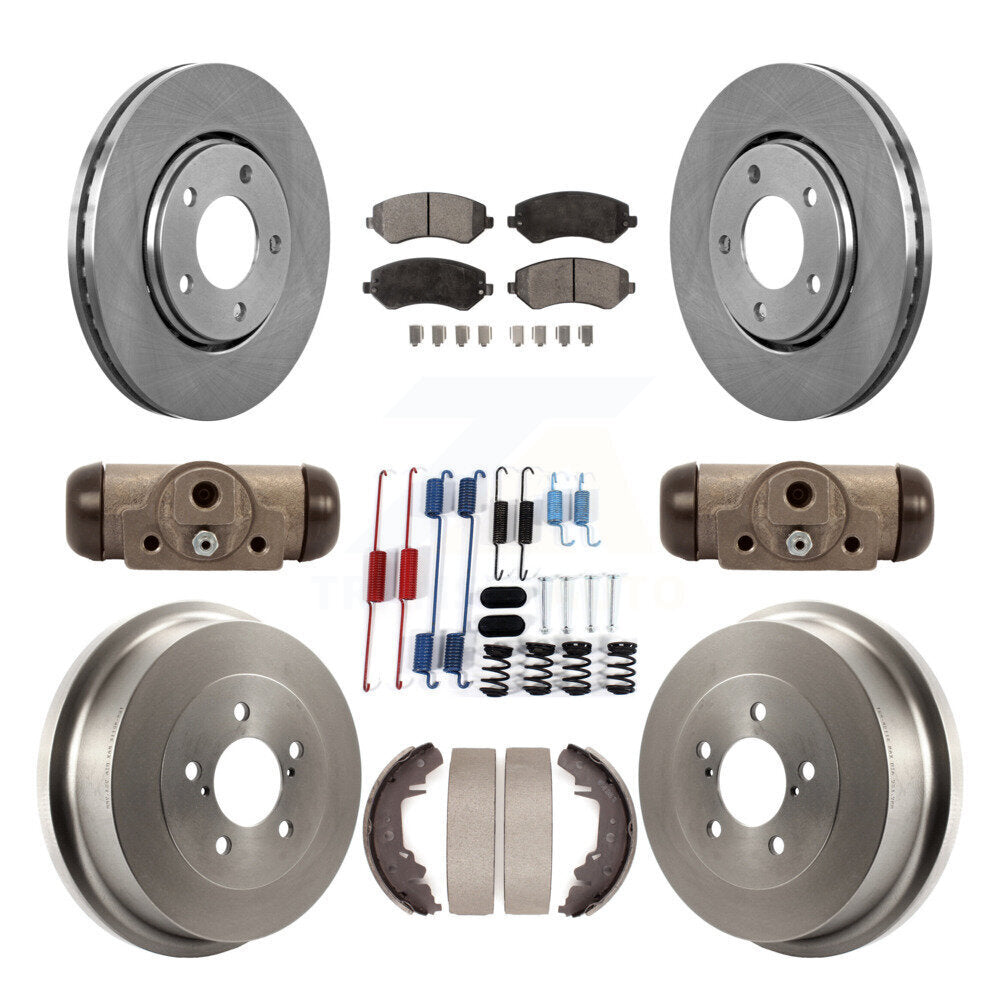 Transit Auto K8F-102445 Disc Brake Kit for 2001-2007 Dodge Caravan, Chrysler Town & Country, Chrysler Voyager & more - Front and Rear product image