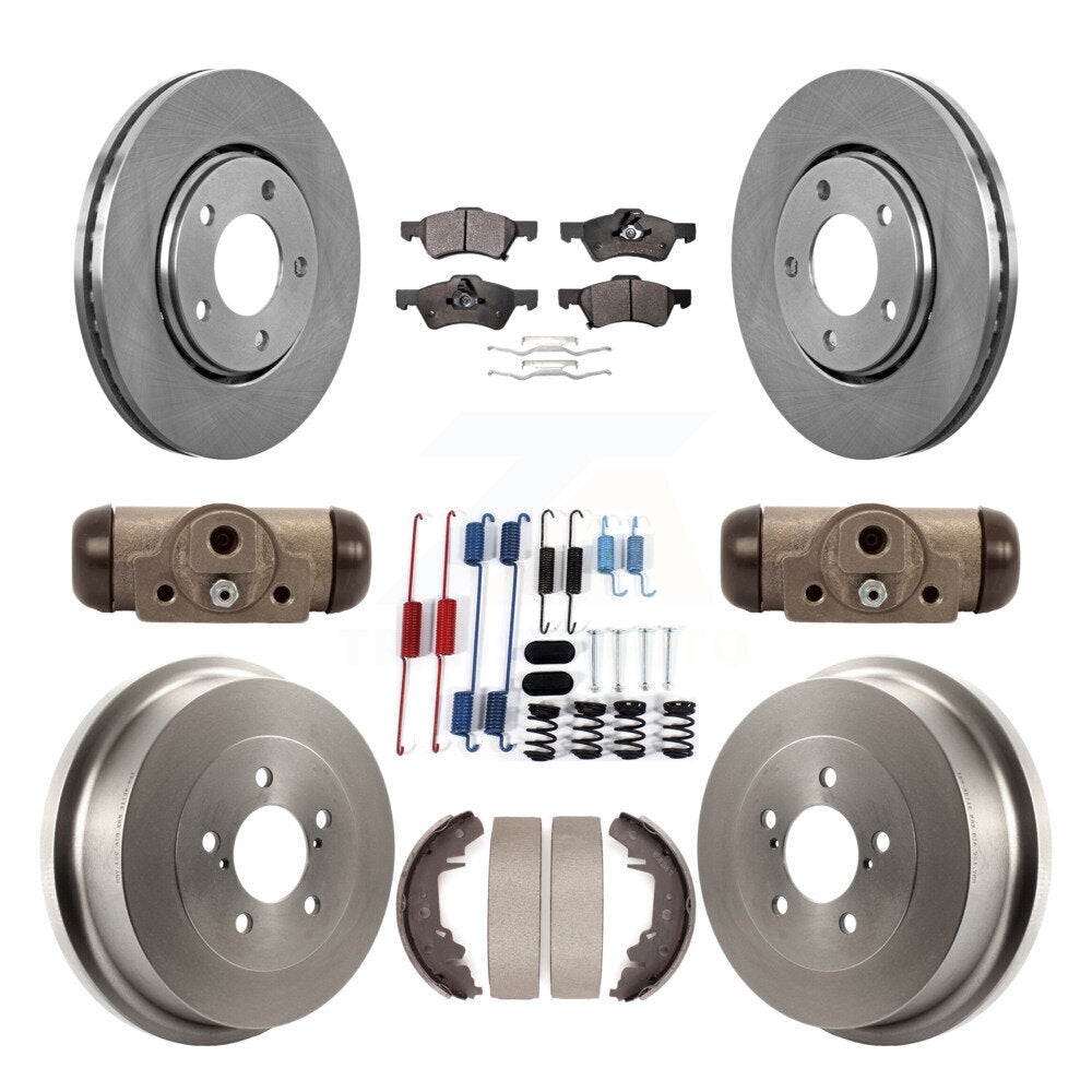 Transit Auto K8F-102446 Disc Brake Kit for 2002-2004 Dodge Caravan, Chrysler Voyager - Front and Rear product image