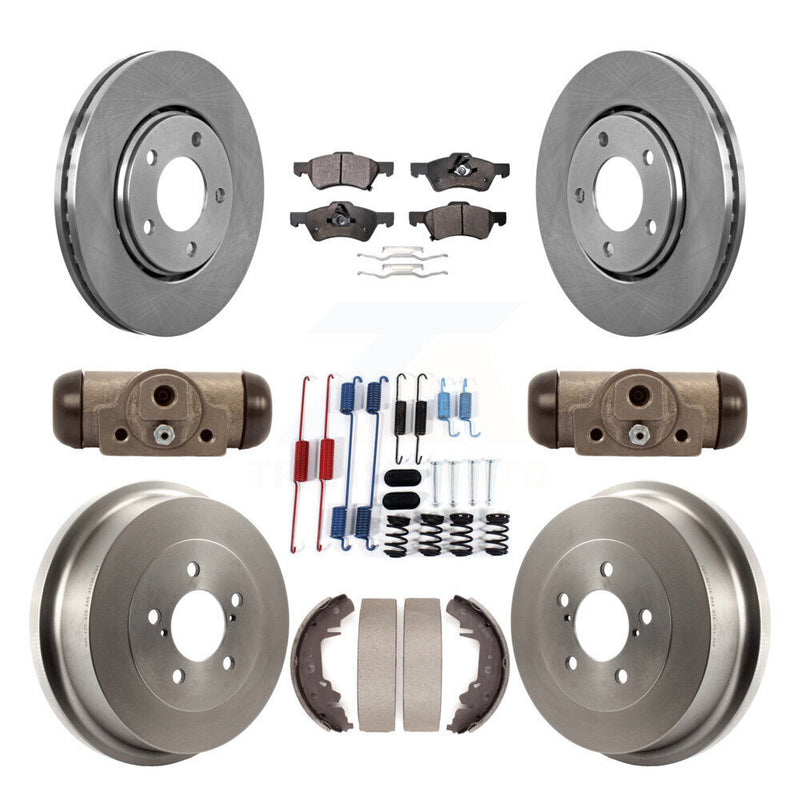 Transit Auto K8F-102446 Disc Brake Kit for 2002-2004 Dodge Caravan, Chrysler Voyager - Front and Rear product image