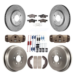 Transit Auto K8F-102450 Disc Brake Kit for 2001-2007 Chrysler Town & Country, Dodge Caravan, Dodge Grand Caravan - Front and Rear product image