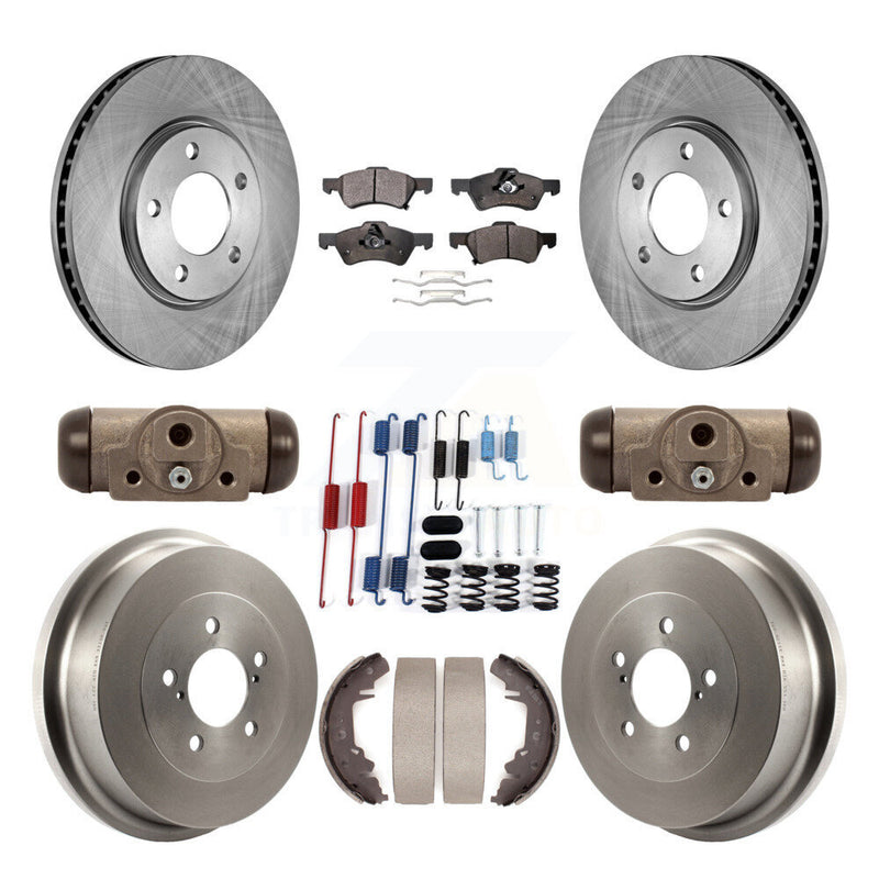 Transit Auto K8F-102450 Disc Brake Kit for 2001-2007 Chrysler Town & Country, Dodge Caravan, Dodge Grand Caravan - Front and Rear product image