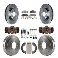 Transit Auto K8F-102455 Disc Brake Kit for 2007-2017 Dodge Caliber, Dodge Avenger, Jeep Compass & more - Front and Rear product image