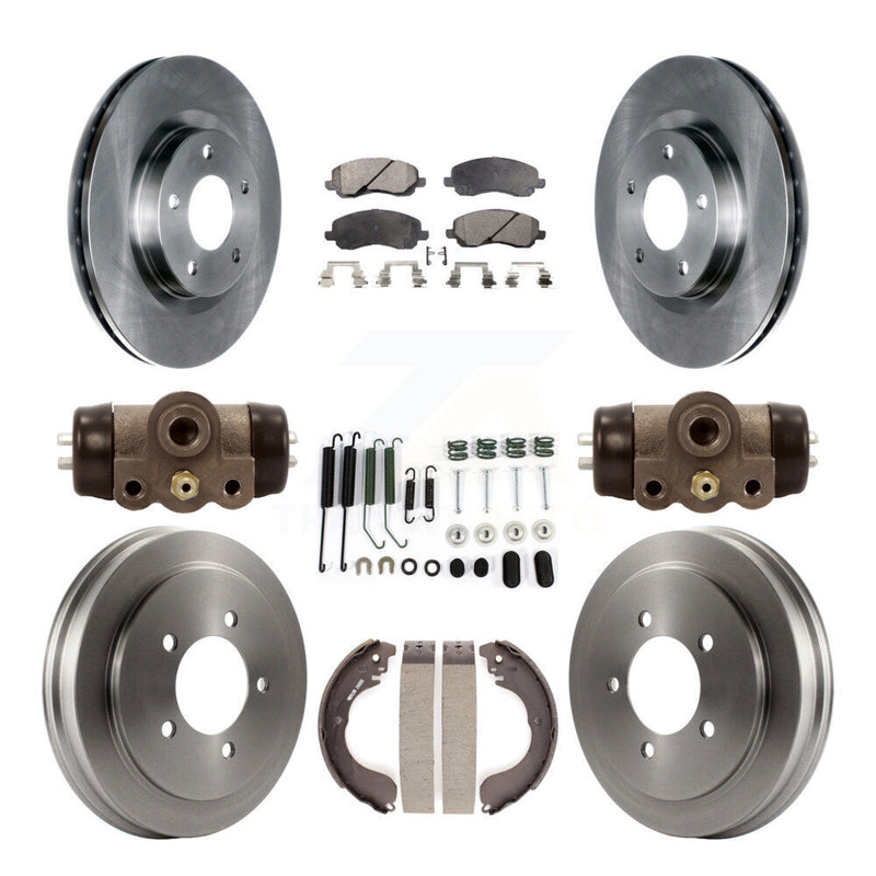Transit Auto K8F-102455 Disc Brake Kit for 2007-2017 Dodge Caliber, Dodge Avenger, Jeep Compass & more - Front and Rear product image