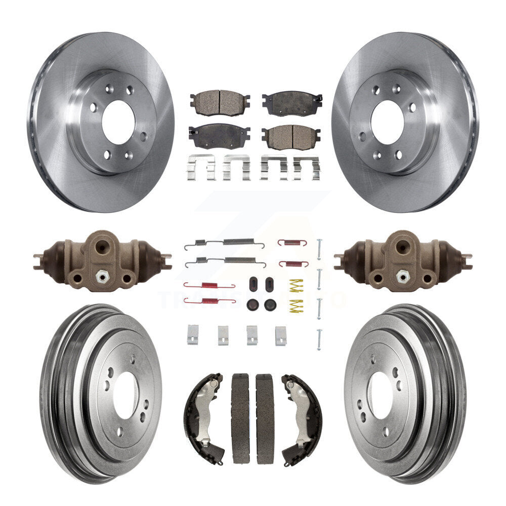 Transit Auto K8F-102480 Disc Brake Kit for 2006-2011 Hyundai Accent, Kia Rio, Kia Rio5 - Front and Rear product image
