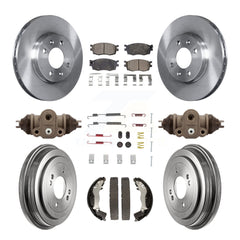 Transit Auto K8F-102480 Disc Brake Kit for 2006-2011 Hyundai Accent, Kia Rio, Kia Rio5 - Front and Rear product image