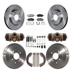 Transit Auto K8F-102483 Disc Brake Kit for 2007-2014 Nissan Versa, Nissan Cube, Nissan Sentra - Front and Rear product image